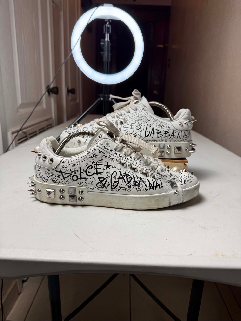 $1,020 Dolce & Gabbana Portofino 'Punk Rock' Sz 9